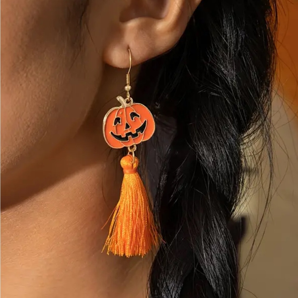 Pumpkin Drop Earrings 🎃🎃🎃